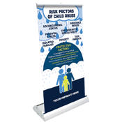 Child Abuse Prevention Mini Retract-A-Banner