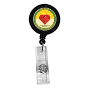 Retractable Badge Clip - Full Color