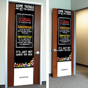 Substance Misuse Door Wrap