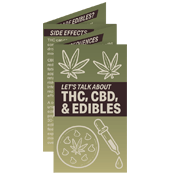 THC, CBD, & Edibles Military Mini Brochure