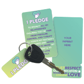 Healthy Relationship Pledge Key Tag