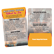 Alcohol Urges and What to Do Wallet Card