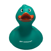 Teal Rubber Duckie