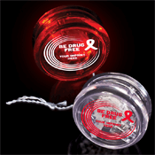 Red Ribbon Light Up Yo-Yo